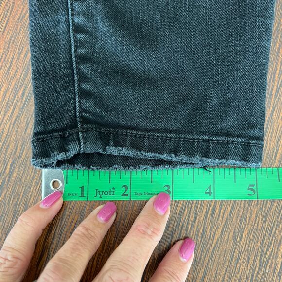 Judy Blue Boyfriend Fit Black Distressed Jeans Size 3/26 Style JB82161BK Stretch - Picture 15 of 15